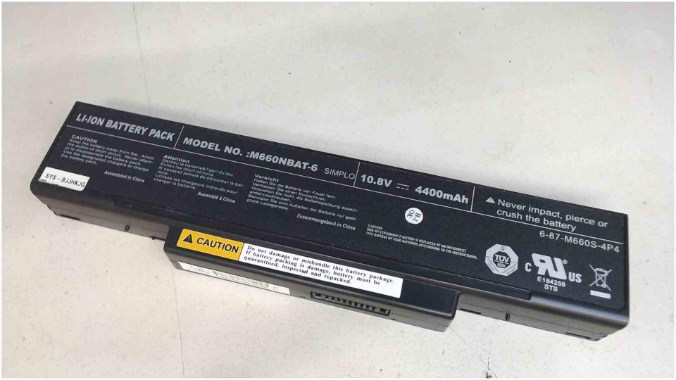 Battery Board Connector 10.8V 4000mAh M660NBAT-6 Clevo M765SU