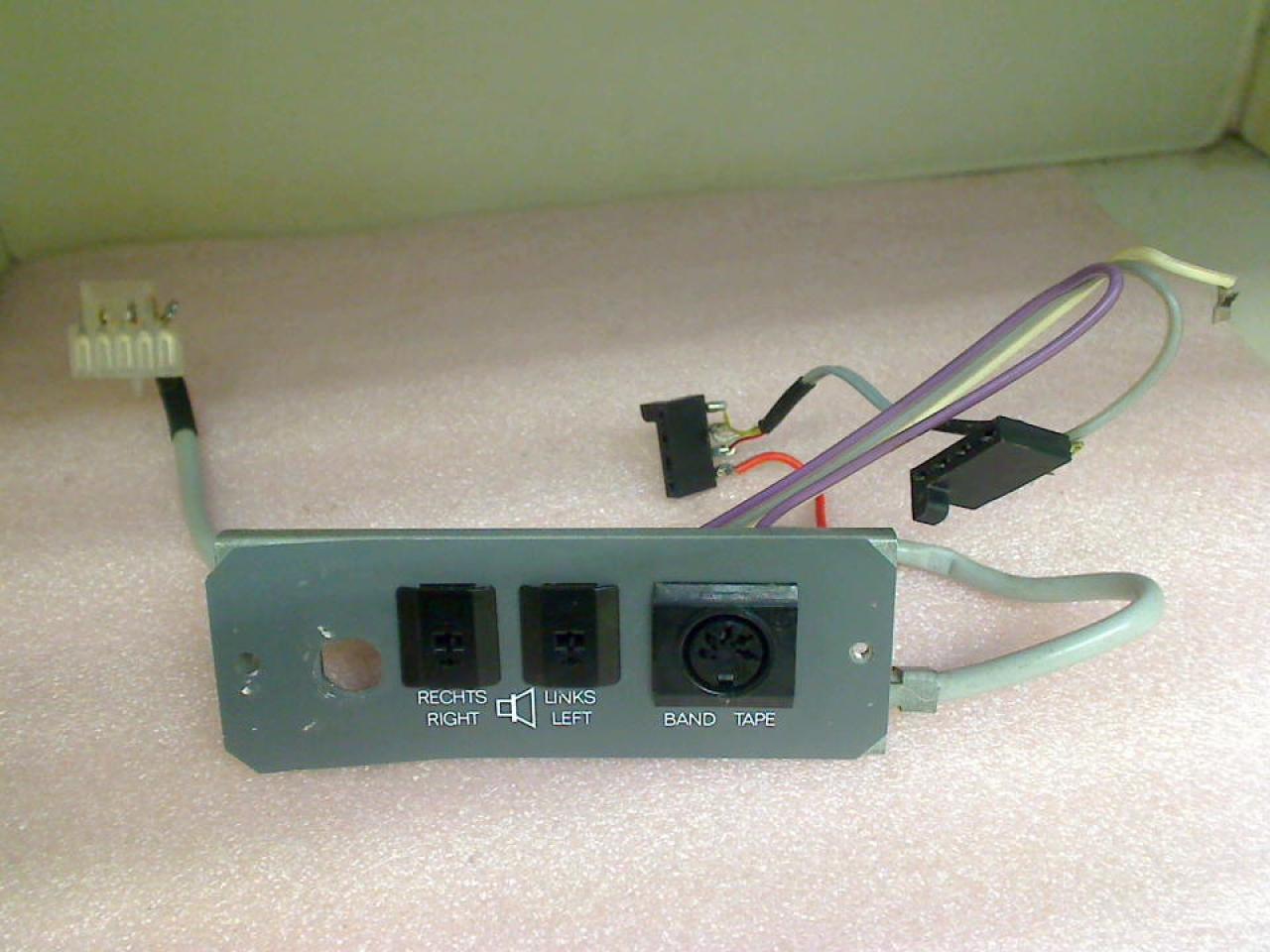 Connection Cable Audio Band Tape Dual HS 28 430