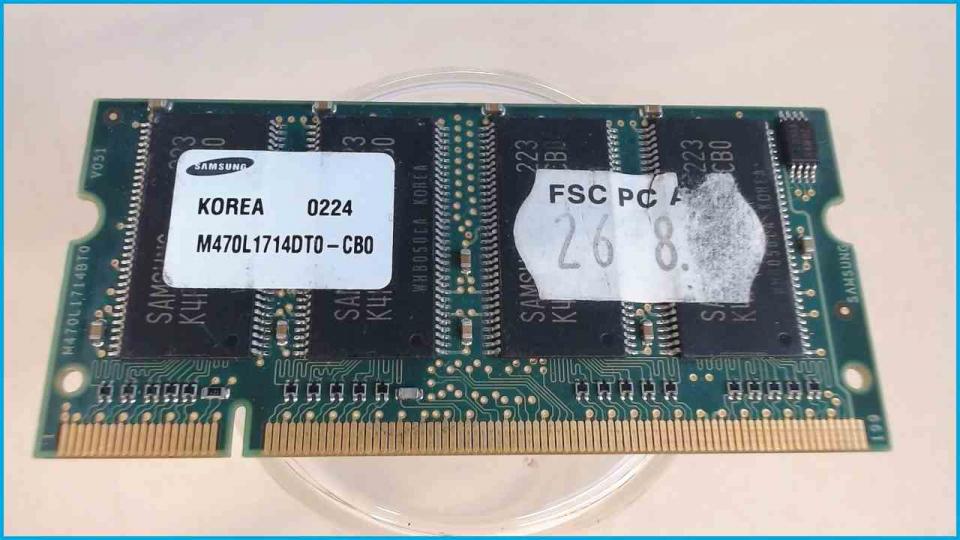 RAM Working Memory 128MB PC2-100 DDR-266MHz Samsung M470L1714DT0-CB0