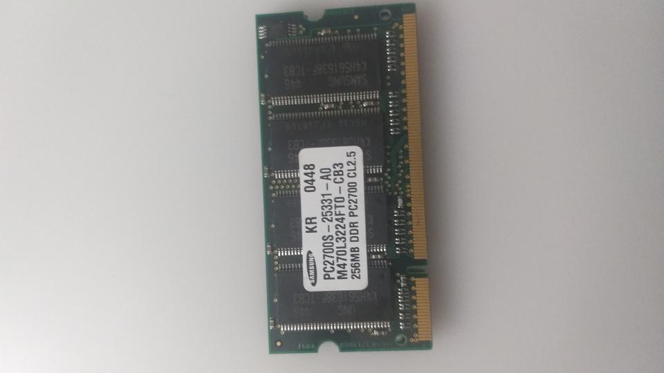 Arbeitsspeicher Ram 256 MB DDR PC2700 Samsung PC2700s 25331 AO