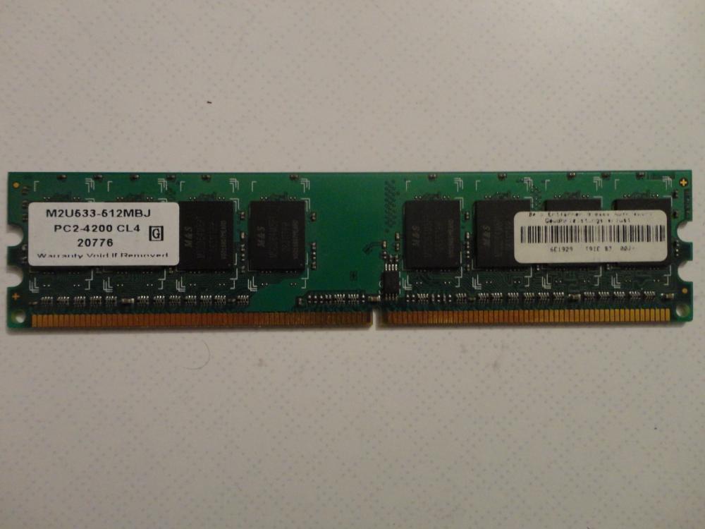 Memory Ram DDR2 PC2-4200 CL4 Acer M2U533-512MBJ