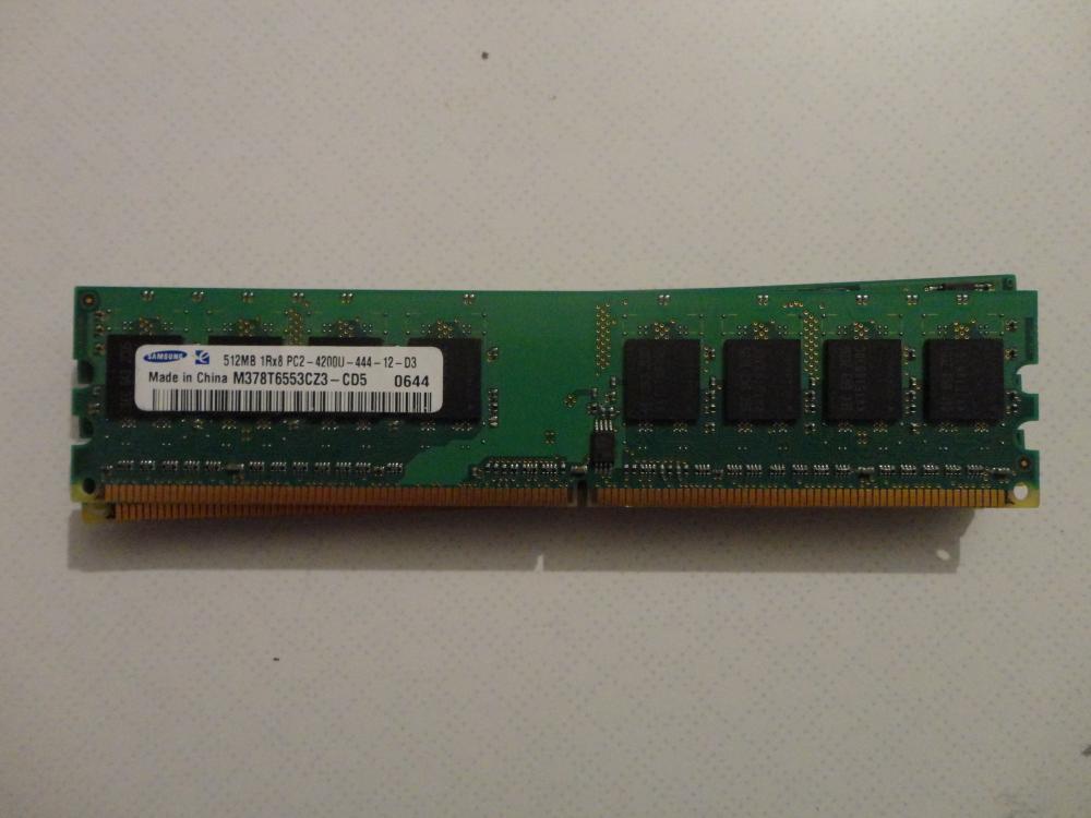 Memory Ram DDR2 PC2-4200U Samsung 512MB