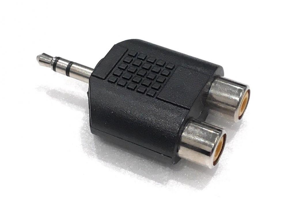 Audio Adaptor 3,5mm/Chinch Stereo KHA4090 533 Schwaiger New OVP