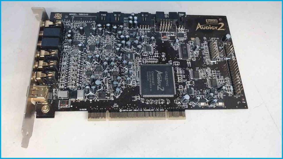 Audio Sound Board PCI Creative Labs Sound Blaster Audigy 2 SB0240