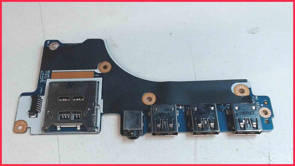 Audio Sound Board USB Card Reader 00HY61 Dell Precision 7520 P53F