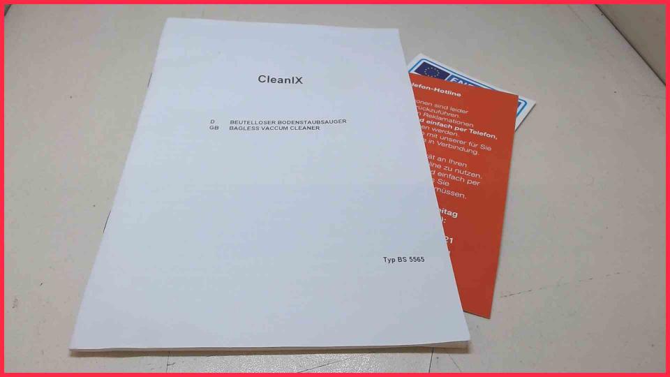 Instruction Manual  CleanIX BS 5565 (NEU)