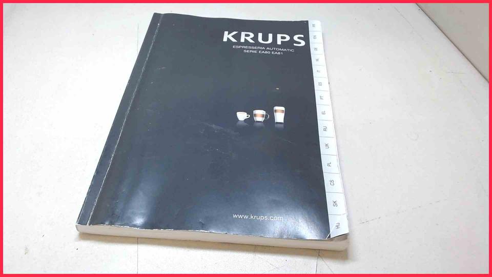 Instruction Manual  Krups EA810870 EA81 -8