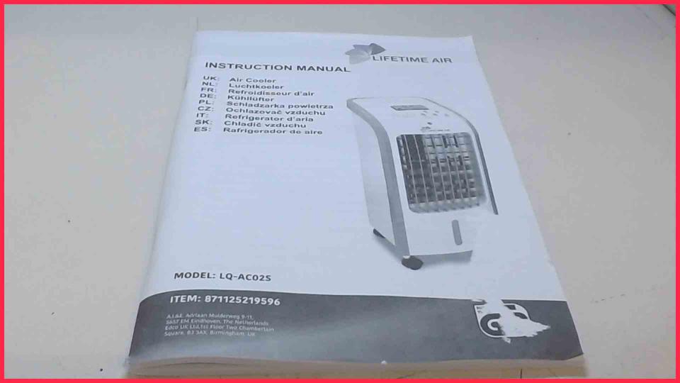 Bedienungsanleitung Lifetime Air LQ-AC025