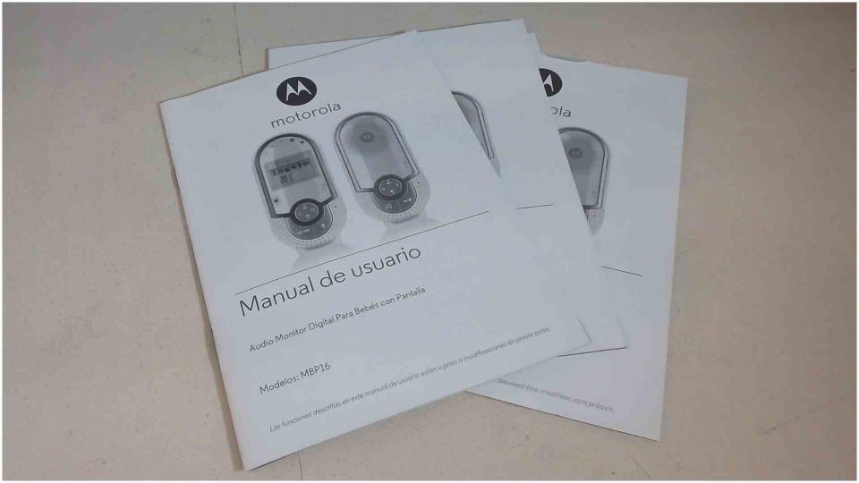 Instruction Manual Motorola MBP16