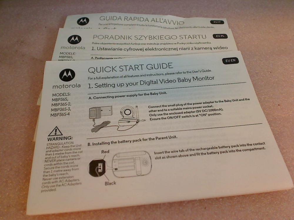 Instruction Manual Motorola MBP36S