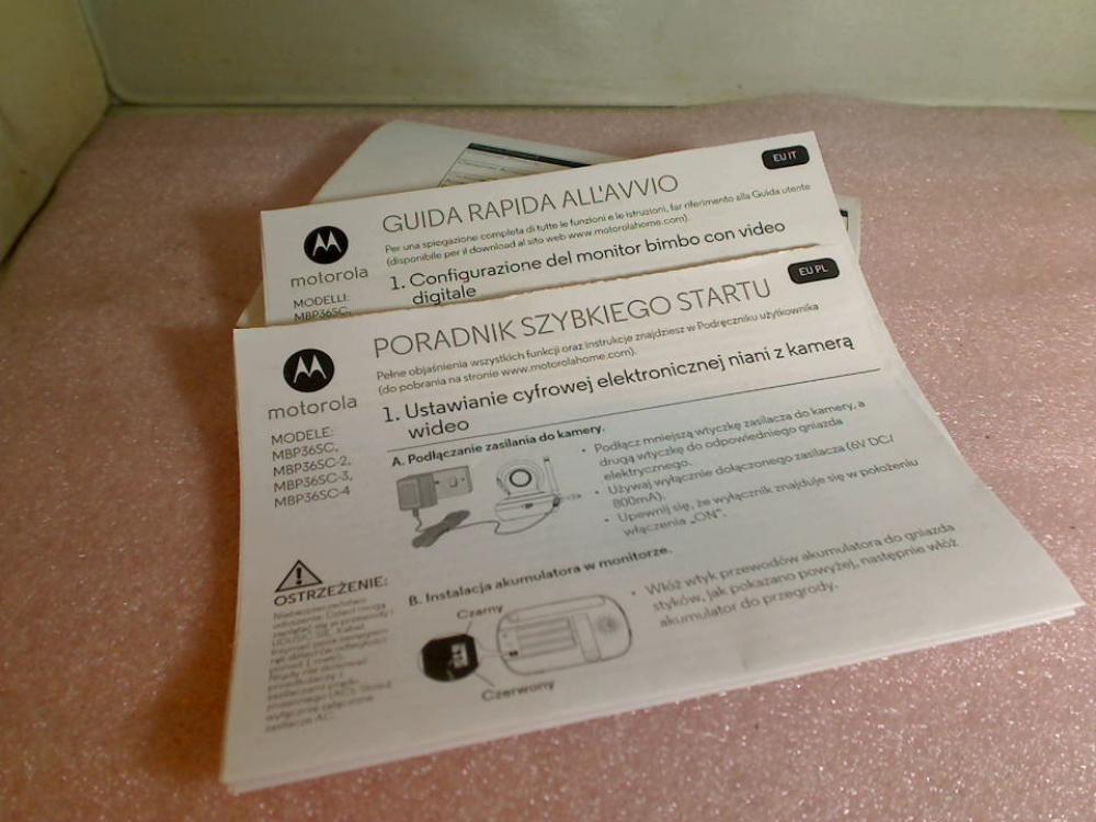 Instruction Manual Motorola MBP36SC