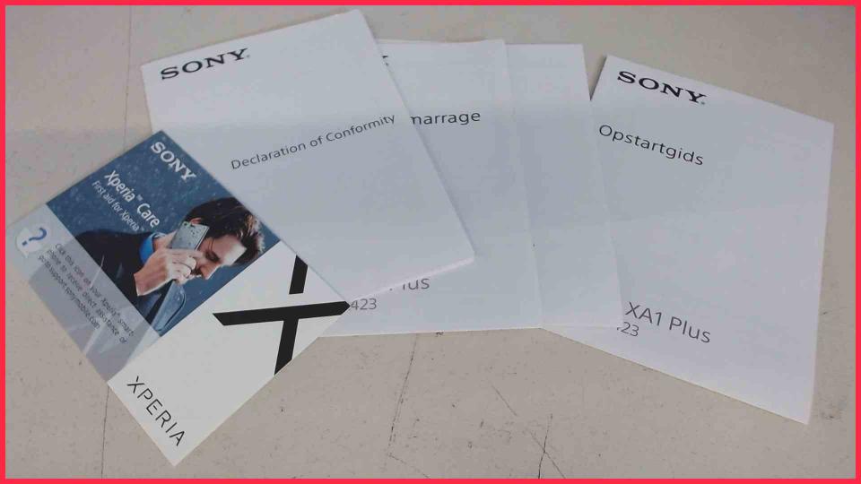 Instruction Manual Sony Xperia XA1 Plus G3421
