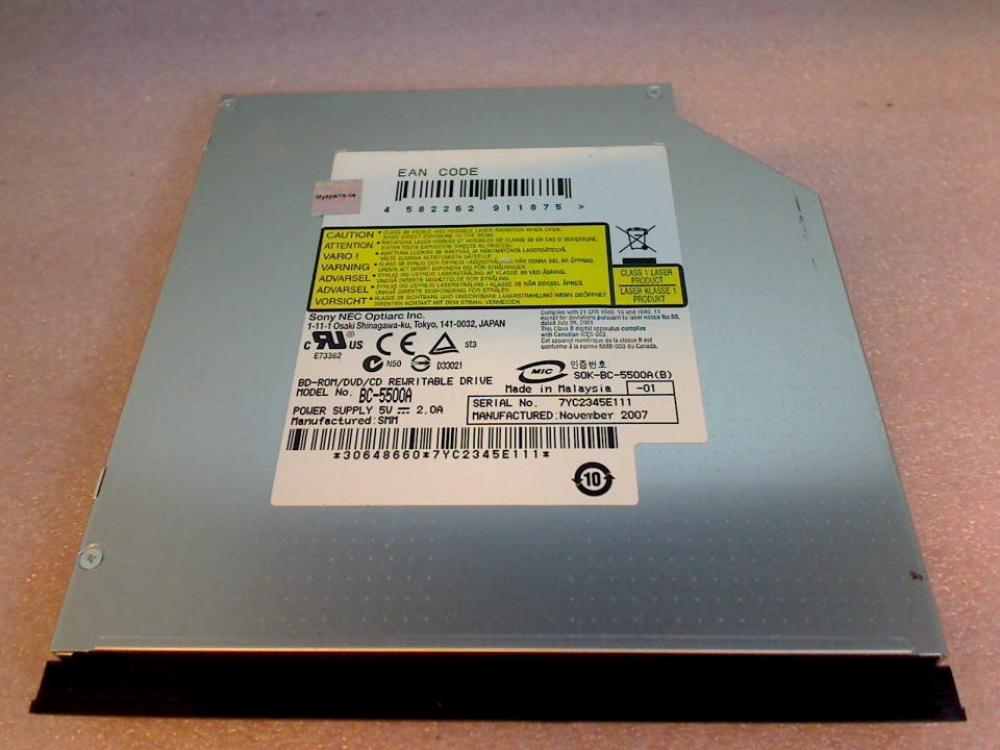Blu-ray DVD RW Writer drive with cover BC-5500A Terra Mobile 1760 MS-1719