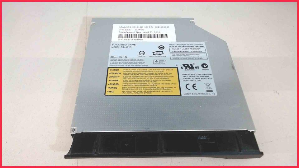 Blu-ray DVD RW Writer drive with cover DS-4E1S SATA Lenovo ideapad Y560 0646