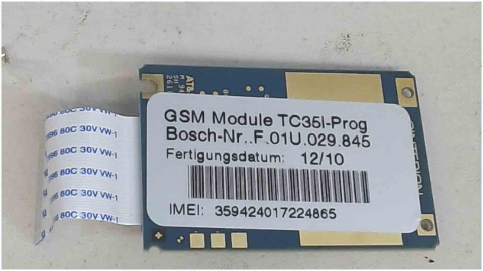 Board Platine Elektronik GSM Module Bosch TC35i-Prog