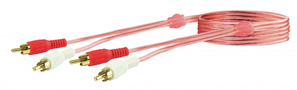 CINCH Audio Verbindung Kabel Stecker-Stecker CIK 5150 (1.5m) Schwaiger Neu OVP