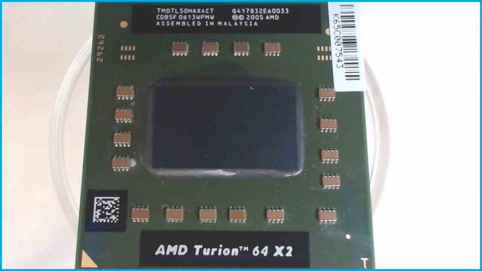 CPU Processor 1.6 GHz AMD Turion 64 X2 TL-50 MSI MegaBook S271