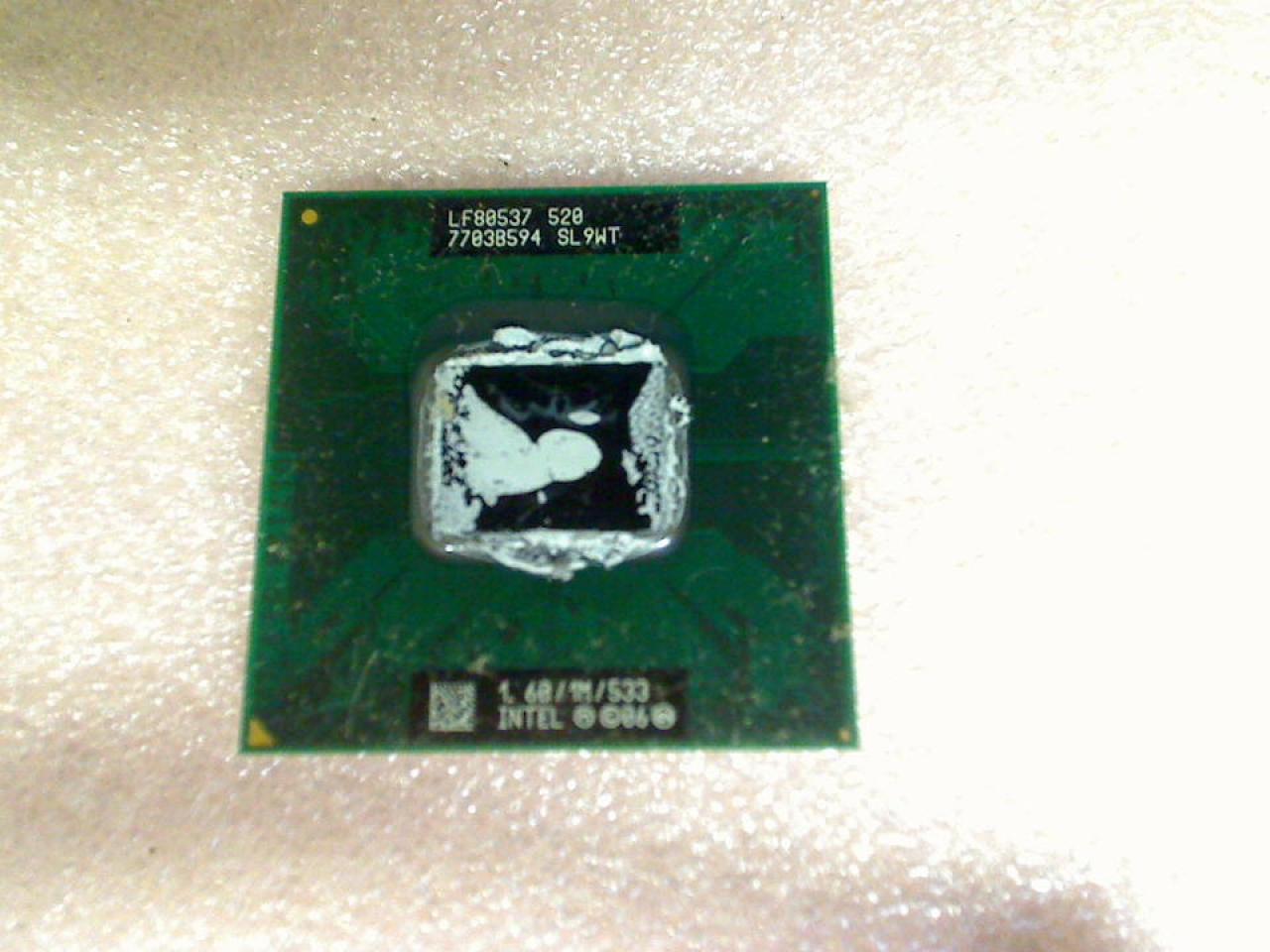 CPU Processor 1.6 GHz Intel M 520 SL9WT Toshiba Satellite L40-139