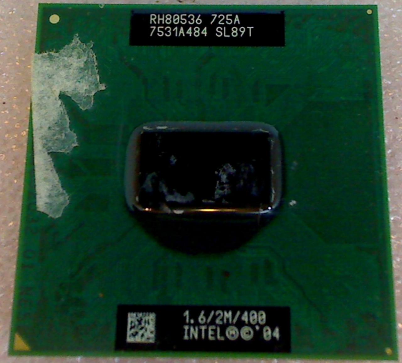 CPU Processor 1.6 GHz SL89T M 725A Acer TravelMate 4000 4001LMi ZL1