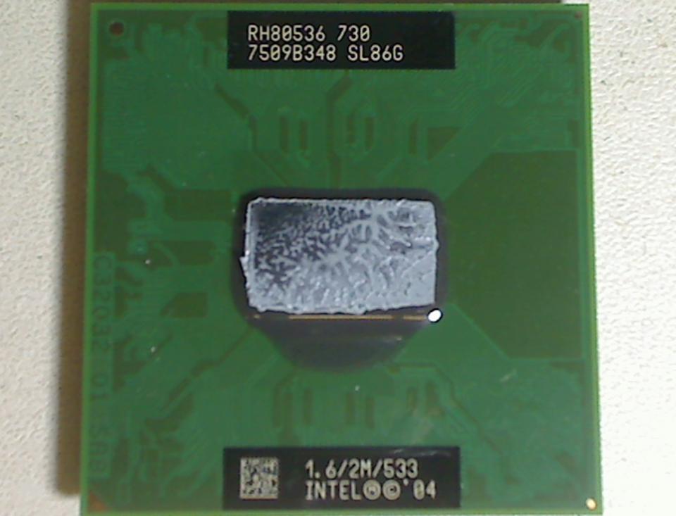 CPU Processor 1.6GHz Intel M730 SL86G Gericom Blockbuster 1480