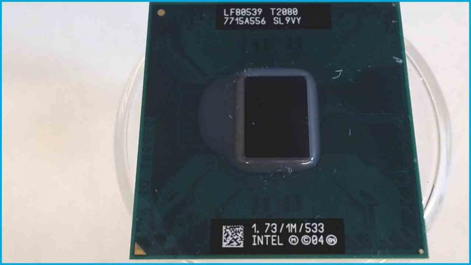 CPU Processor 1.73 GHz Intel Core Duo T2080 Satellite L40-137 PSL40E