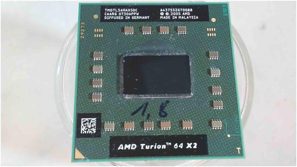 CPU Processor 1.8 GHz AMD Turion 64 X2 TL-56 Amilo Pa 1510 -6