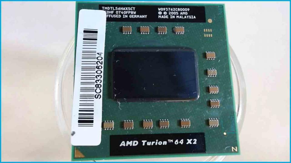 CPU Processor 1.8 GHz AMD Turion 64 X2 TL-56 Fujitsu AMILO Pa2510 (6)