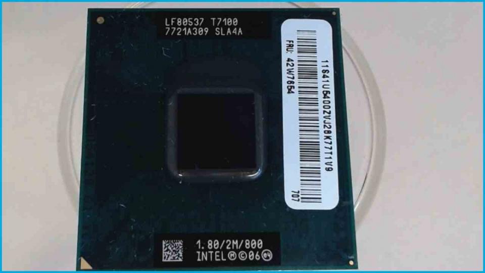 CPU Processor 1.8 GHz Intel Core 2 Duo T7100 SLA4A ThinkPad T61 7661-AU5
