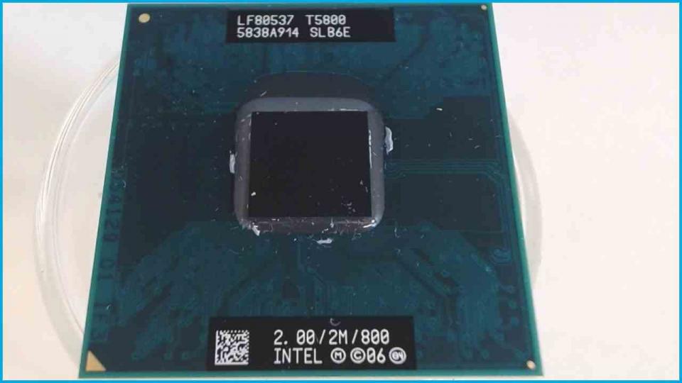 CPU Processor 2 GHz Core 2 Duo T5800 Intel SLB6E Akoya P8610 P8614 MD97320