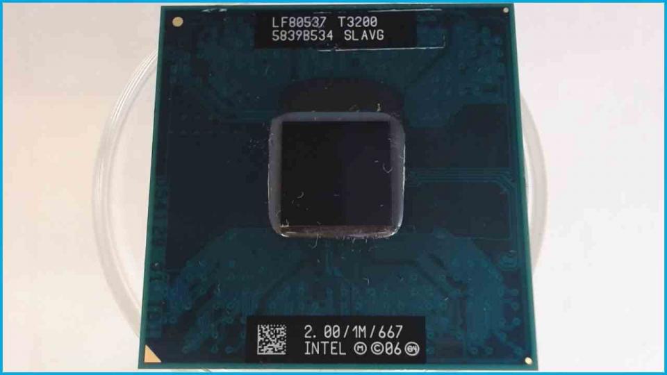 CPU Processor 2 GHz Intel Core 2 Duo T3200 SLAVG Medion MD97280 S2210