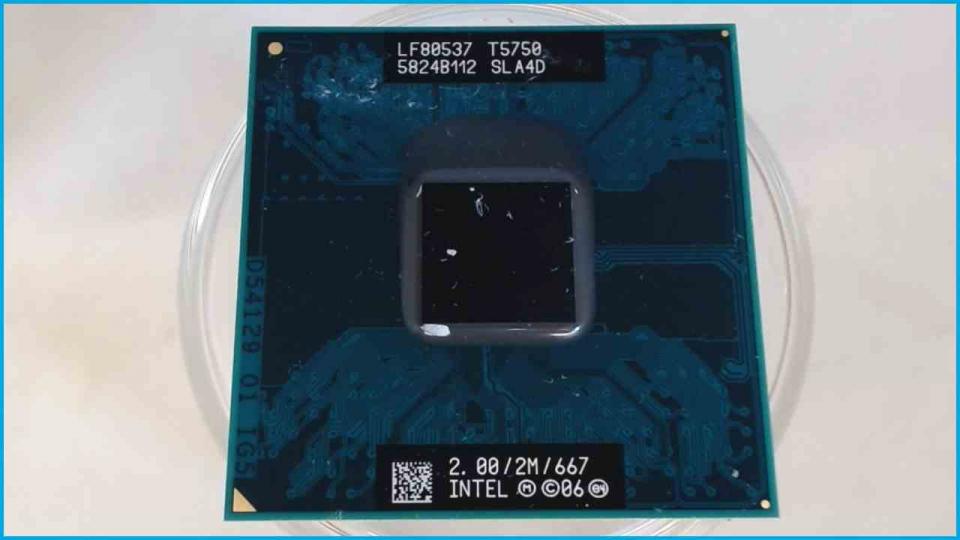 CPU Processor 2 GHz Intel Core 2 Duo T5750 SLA4D EX600 MS-16362 -2