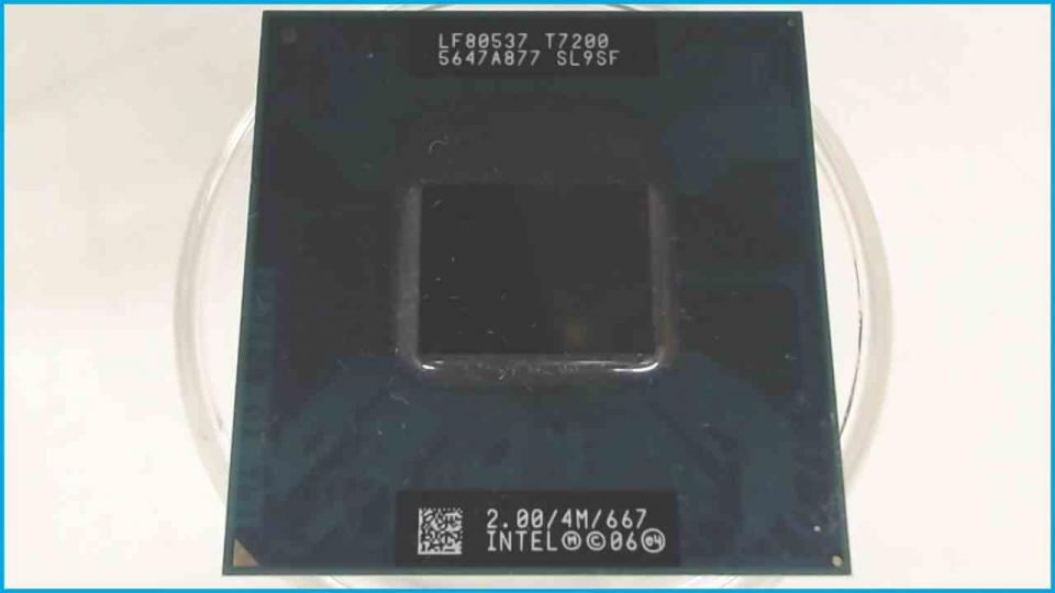 CPU Processor 2 GHz Intel Core2Duo T7200 SL9SF Asus X51R