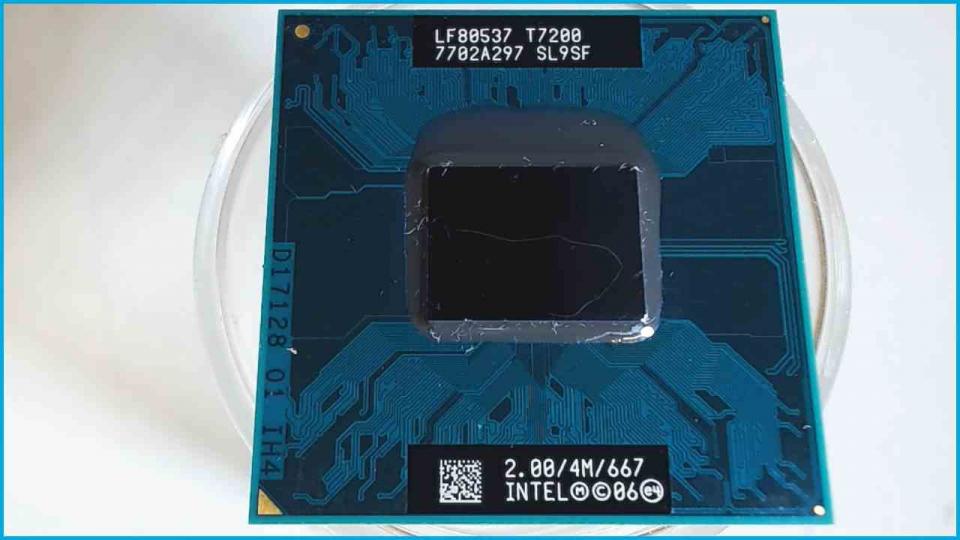 CPU Processor 2 GHz Intel Core2Duo T7200 SL9SF HP Compaq NC6320 (4)