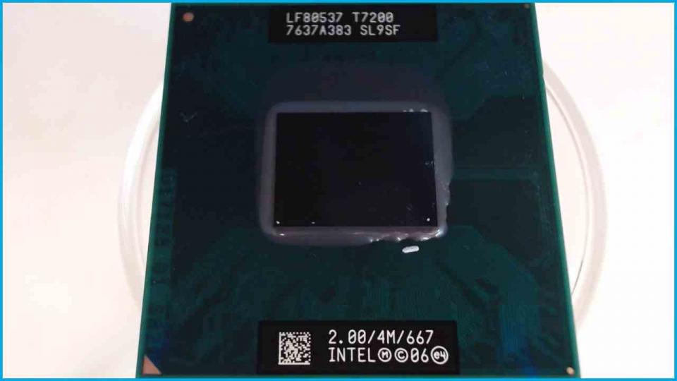 CPU Processor 2 GHz Intel Core2Duo T7200 SL9SF Latitude D820 -4