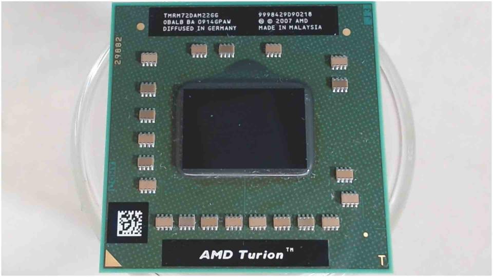 CPU Processor 2.1 GHz AMD Turion 64 X2 RM-72 Compaq 6735b -2