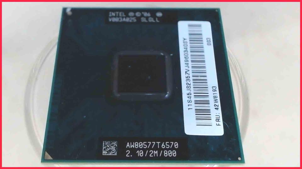 CPU Processor 2.1 GHz Intel Core 2 Duo T6570 SLGLL Lenovo ThinkPad SL510 2847