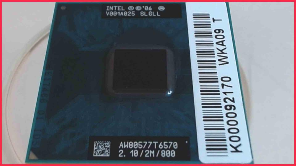 CPU Processor 2.1 GHz Intel Core 2 Duo T6570 SLGLL Toshiba L500-1VW