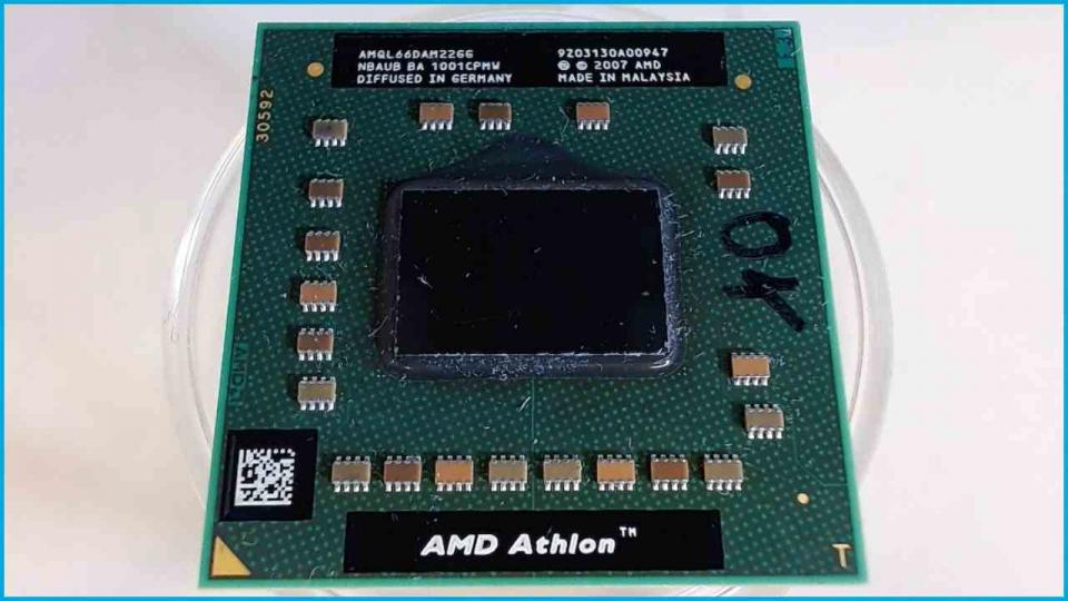 CPU Processor 2.2 GHz AMD Athlon 64 X2 QL66 Asus X70Z -2