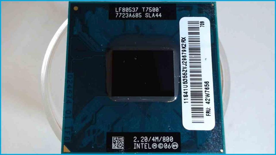 CPU Processor 2.2 GHz Intel Core 2 Duo T7500 SLA44 Lenovo ThinkPad R61 7743