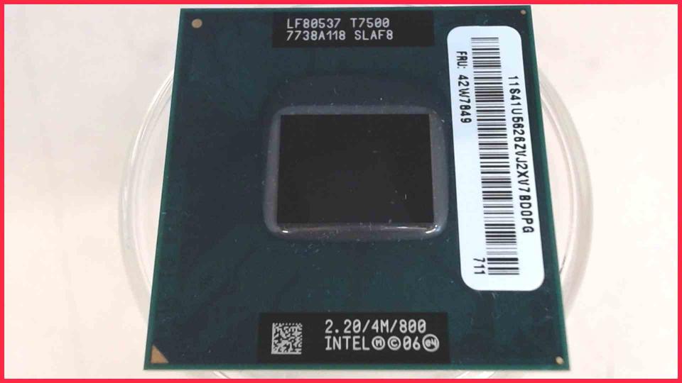 CPU Processor 2.2GHz Core2 Duo T7500 SLAF8 Lenovo ThinkPad R61 8943