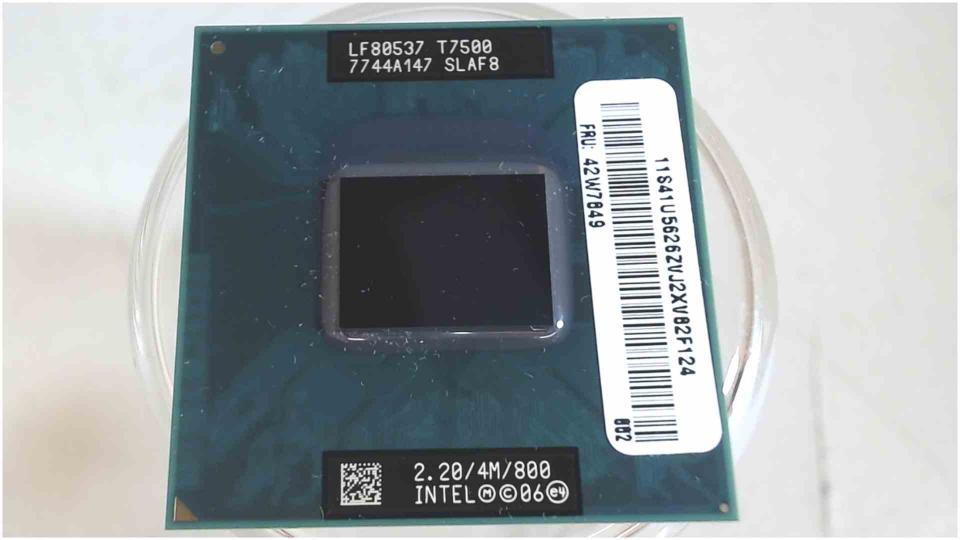CPU Processor 2.2GHz Core2 Duo T7500 SLAF8 Thinkpad T61 -5