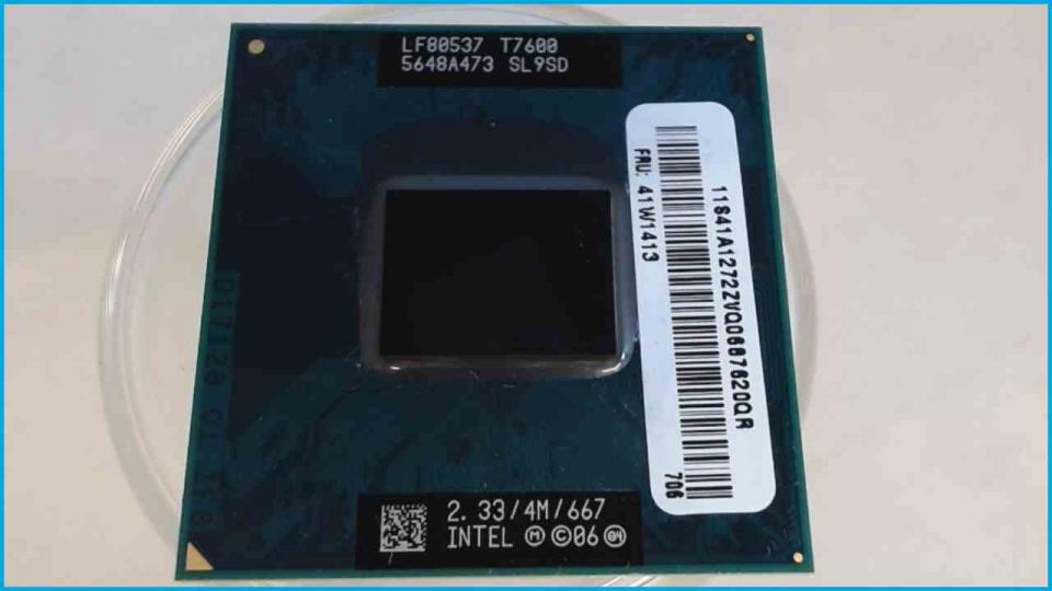 CPU Processor 2.33 GHz Intel Core 2 Duo T7600 SL9SD IBM ThinkPad T60p 8742
