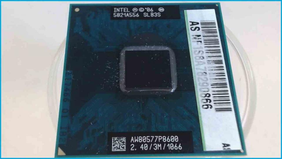 CPU Processor 2.4 GHz Intel Core 2 DUO P8600 SLB3S Asus X57V -2