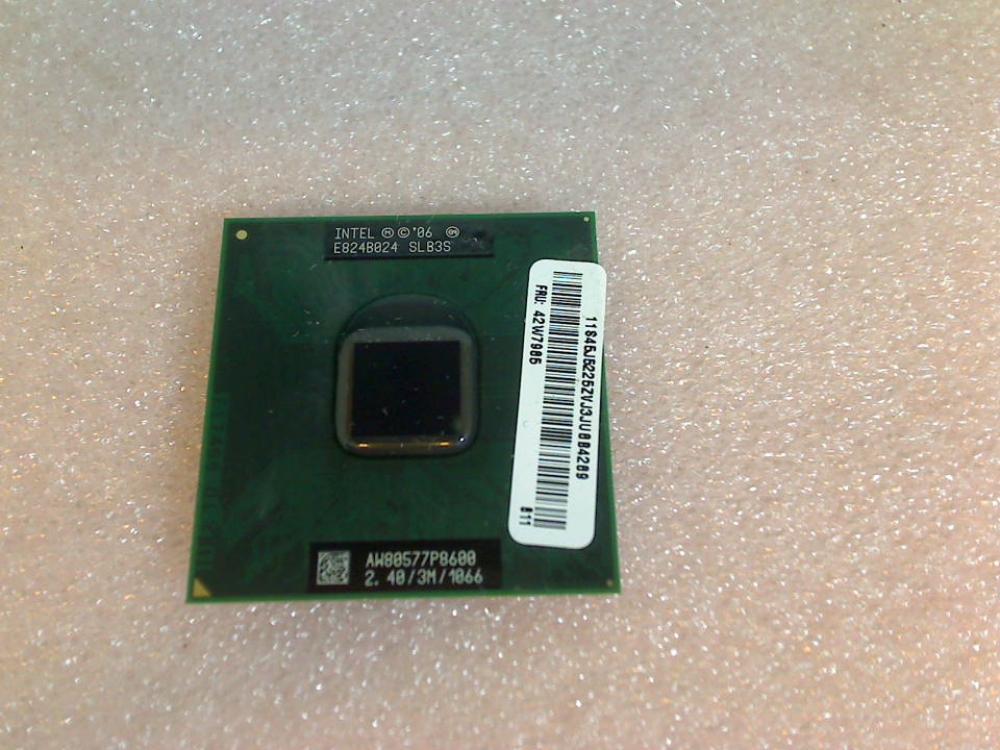CPU Processor 2.4 GHz Intel Core 2 Duo P8600 Lenovo Thinkpad R400 7439