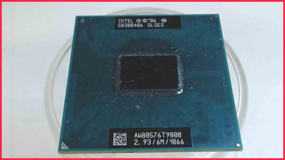 CPU Processor 2.93GHz Intel Core 2 Duo T9800 SLGES Thinkpad R500 2716