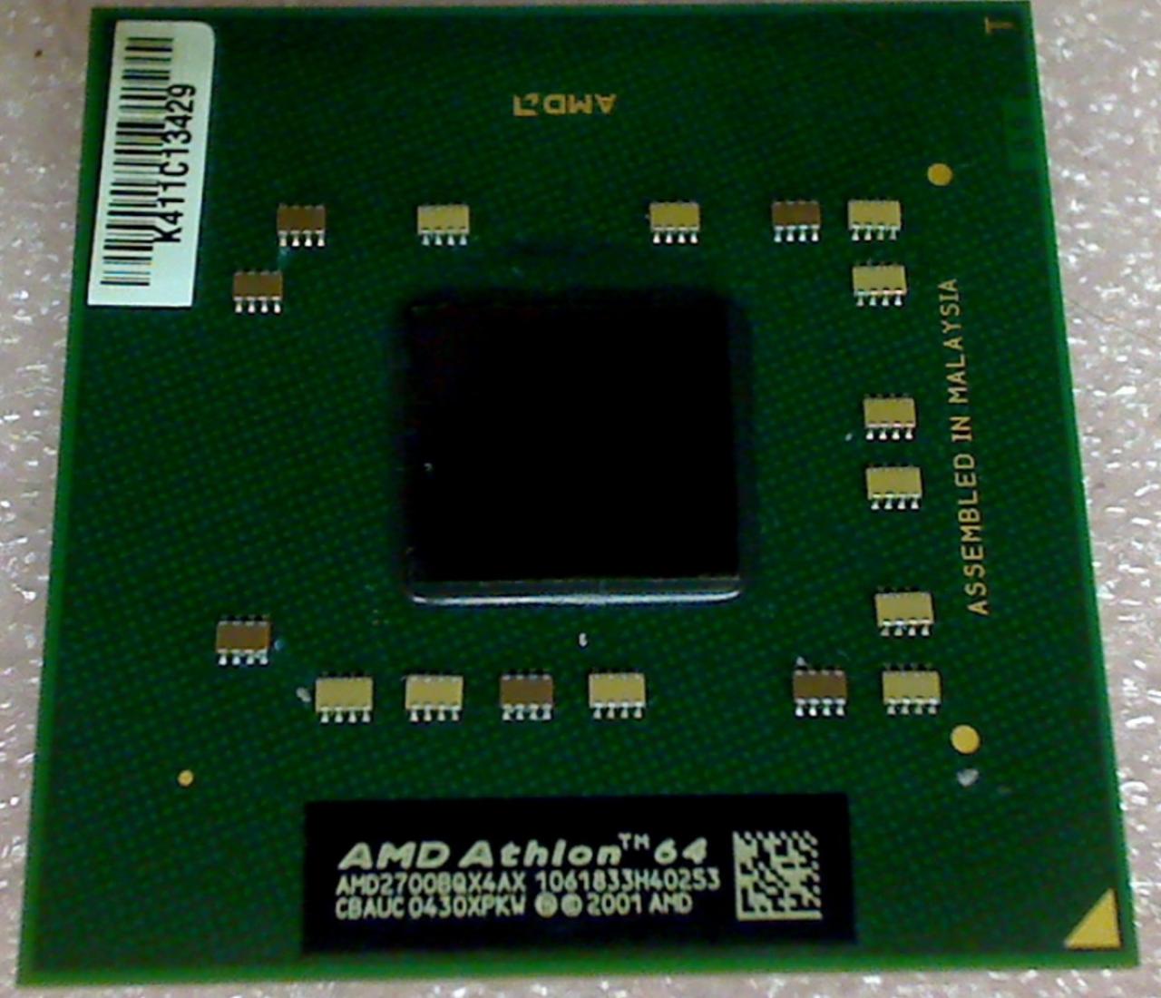 CPU Processor AMD Athlon 64 2700+ Averatec 6220 AV6230-GE1