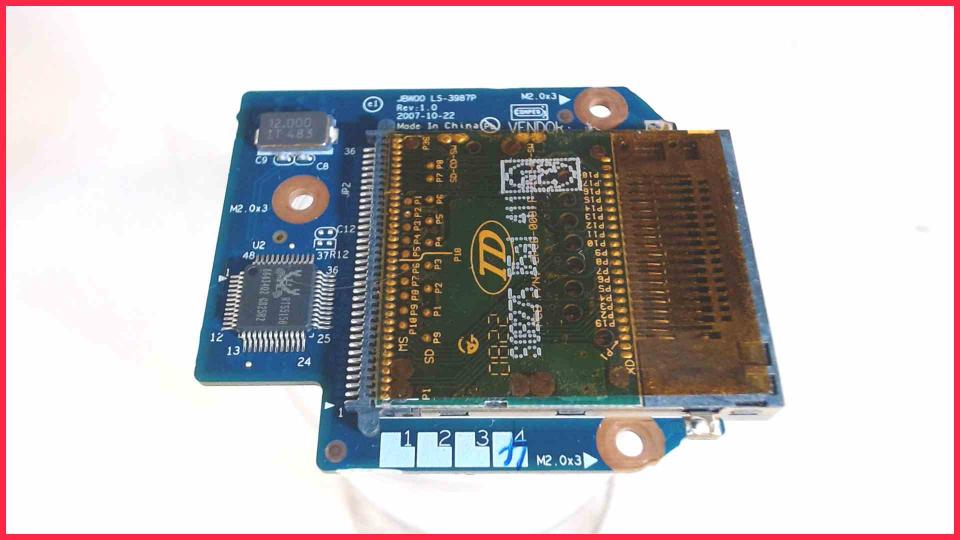 Card Reader Board LS-3987P HP Compaq Presario A900