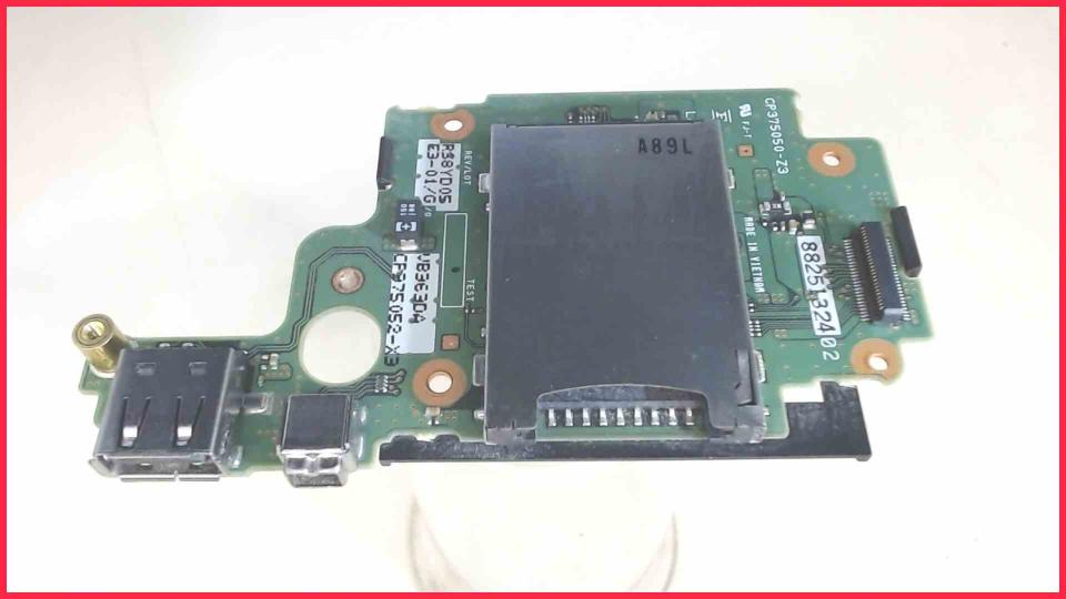 Card Reader Board USB CP375050-Z3 Fujitsu Lifebook T5010