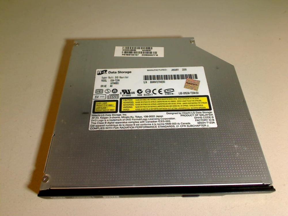 DVD Burner Writer GSA-T20N with Bezel Fixing Toshiba Satellite A200-1TJ