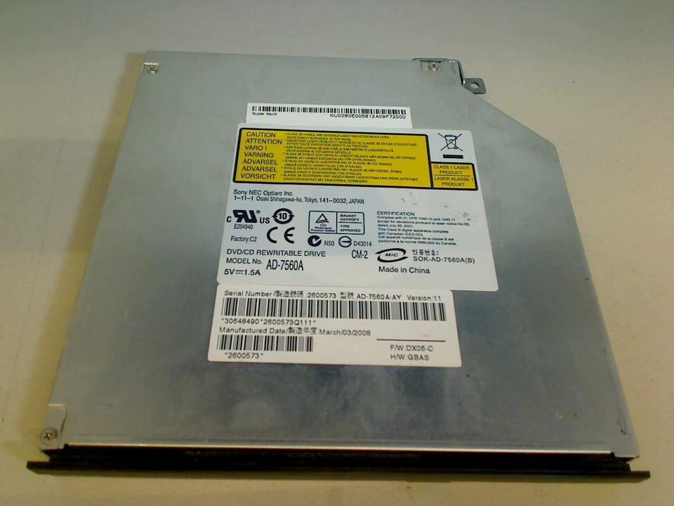 DVD Burner Writer & cover AD-7560A Extensa 5620 MS2205